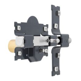 Fac Cerrojo tradicional de sobreponer con cilindro 101-r/105, barra 18mm, placa 105mm, 3 llaves, F01053