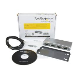 Adaptador USB a RS232 Startech ICUSB2324 Plateado