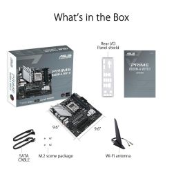 Asus PRIME B650M-A WiFi II Placa Base AMD B650 Micro ATX AM5 ASU1691056882873