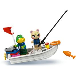 LEGO 77048 Animal Crossing Paseo en Barca con el Capitán Set de Construcción Isla Desierta Munchi Ardilla Personalizable +6 años
