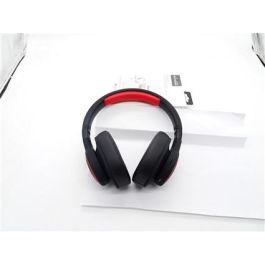 Elbe ABT-B26-N Auricular de Diadema Bluetooth Plegable Negro/Rojo con Micrófono y Aux-in