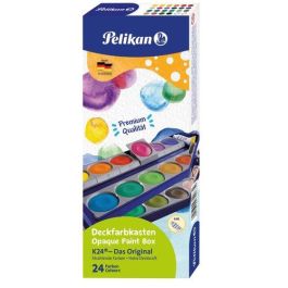 Acuarelas Pelikan 735 K/24 Cubriente Estuche De 24 + Tubo Tempera Blanca Precio: 22.49999961. SKU: B1GJCMAT2W