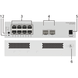 Huawei S210-8LP2J Switch PoE con 8 Puertos Gigabit, 2 Puertos 2.5GE SFP, Adaptador AC, Sin Ventilador Precio: 106.69000034. SKU: B1GP3KNZGE