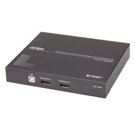 Aten CE924 Extensor KVM USB DisplayPort doble vista HDBaseT 2.0 4K a 100m, conector DisplayPort