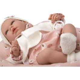 Muñecas Arias Muñeca Elegance 40 cm Andie con Capazo Cambiador (Muñeco con Peso) en Español