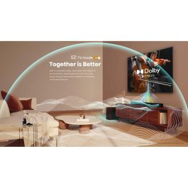 Hisense HS3100 Barra de Sonido 3.1 Canales 480W con Subwoofer Inalámbrico Activo, DTS Virtual:X y Dolby Digital Negro