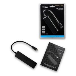 i-tec ADVANCE Series HUB - Concentrador USB-C Delgado con 4 Puertos USB 3.0 para Portátil, MacBook, Tableta y Dispositivos con conector USB-C o Thunderbolt 3