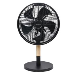 Emerio Fn114499.2 Ventilador de Mesa 30 cm, 35 W, Oscilante, Inclinación Ajustable, 3 Velocidades, Diseño Madera Negra y Metal/Plástico Precio: 60.78999949. SKU: B1J6JDQ3LT