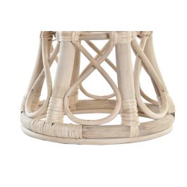 DKD Home Decor Mesita Auxiliar Tropical Ratán Natural 30 x 40 x 30 cm