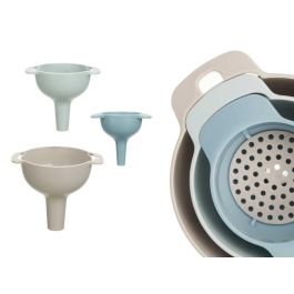 Set 3 Embudos Plastico Con Filtro Kinvara 13X11CM (24 Unidades) Set 3 Embudos Plastico Con Filtro Kinvara 13X11CM (24 Unidades)