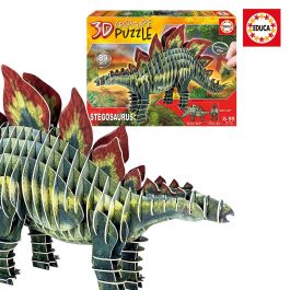 Educa Puzzle 3D Stegosaurus 19184 - Criatura Realista de Cartón de 52,5 cm, 89 Piezas para +6 Años Precio: 14.58999971. SKU: B14Q7X6649