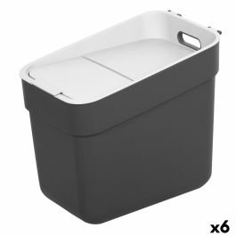 Cubo de basura Curver Gris Plástico 20 L (6 Unidades) Precio: 92.95000022. SKU: B16E6TY25G