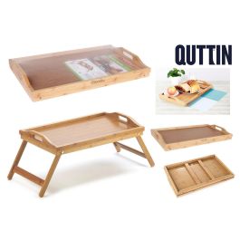 Quttin Mesa Plegable de Bambú 50 x 30 cm (4 Unidades) Precio: 40.49999954. SKU: S2201959
