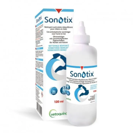 Vetoquinol Sonotix Solucion Limpiador Auricular para Perros y Gatos 120 mL Precio: 20.50000029. SKU: B14AYN74NM