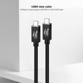 NANOCABLE CABLE USB 4 GEN3x2 40Gbps 5A/240W, USB-C M/M 1 M Precio: 6.50000021. SKU: B1249FR6P9
