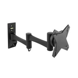 Tooq Soporte Pared TV LP2323TN-B para Pantallas 13"-27" Giratorio e Inclinable, VESA 75x75/100x100, Negro