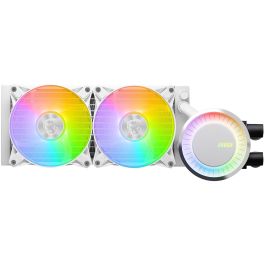 MSI MAG CORELIQUID E240 WHITE Kit de refrigeración líquida 12 cm Blanco, 306-7ZW5E27-C24, Compatible con LGA 1150/1151/1155/1156/1200/1700, Flujo de aire 75.04 cfm Precio: 113.50000013. SKU: B15QWHMXNH