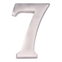 Edm Número 7 Níquel Mate 10cm Fijación Invisible