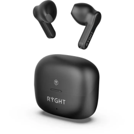 Ryght R483898 DYPLO 2 Auriculares True Wireless Bluetooth 5.0 Negro Sonido Potente Batería 3.5h + 17h