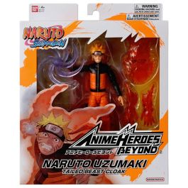 Bandai Figura Coleccionable Articulada Naruto Shippuden Anime Heroes Beyond Naruto 17cm Detallada con Accesorios