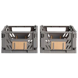 Day Juego De 2 Caja Plegable 25x16.5 cm Gris Oscuro Precio: 5.50000055. SKU: B136YHZ2JT