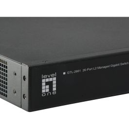 Level One GTL-2661 Switch Gestionable 24x Gigabit Ethernet 2x 10G SFP+ 19 pulgadas