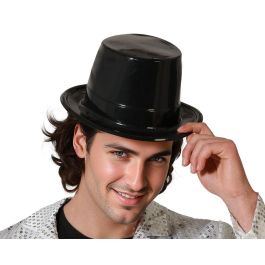 Chistera Rígida Negra en Plástico para Disfraces de Mago o Cabaret Precio: 0.79000053. SKU: B1K2VNZ5TE