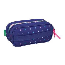 Safta Portatodo Triple Big Benetton "Drop" 21,5x10x8cm