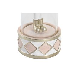 DKD Home Decor Figura de Navidad Cascanueces Tradicional de Resina y Cristal 10x26x10 cm (Set de 2)