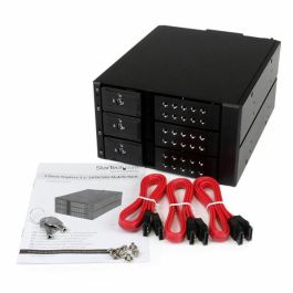 Rack Startech HSB3SATSASBA Negro 3,5" Portátil Precio: 114.49999979. SKU: S55057308