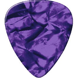 Dunlop Pack 12 Púas Genuine Celluloid Púrpura Perlado - Heavy
