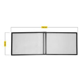 Schellenberg Mosquitera de marco extensible, malla de aluminio, color antracita, 75-142 x 50 cm