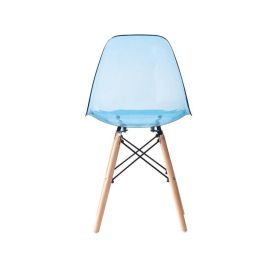 Silla Urban DKD Home Decor Azul Natural 42 x 81.5 x 45 cm Silla Urban DKD Home Decor Azul Natural 42 x 81.5 x 45 cm