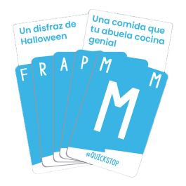 La Caja Quick Stop Family Juego de Mesa - 2-7 Jugadores, Edad 6+, 15 Minutos, 240 Situaciones, Agilidad Mental