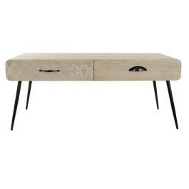 Mesa de Centro DKD Home Decor Negro Multicolor Cobre Natural Metal Madera de Paulonia Madera MDF 100 x 52 x 42,5 cm 100 x 52 x 7 Precio: 163.78999956. SKU: B1DRBQQZWF