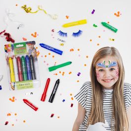 Alpino Maquillaje En Barra Fiesta Face Stick Pack De 6 Colores Surtidos