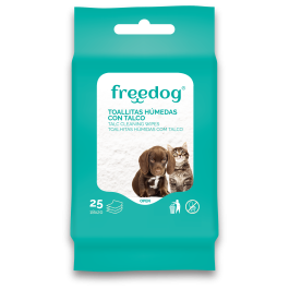 Freedog Toallitas Húmedas con Talco Pocket - 25 Unidades 18x20 cm Precio: 2.6899994. SKU: B133KCKBYX