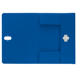 Leitz 46220035 Carpeta Polipropileno 3 Solapas Cierre Broche Giratorio A4 Recycle Azul