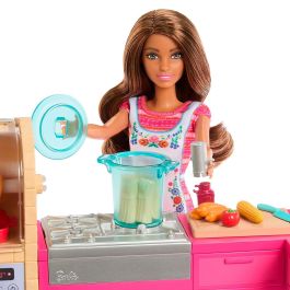 Barbie Jct06 Muñeca Teresa Cocinera Juego de Cocina con Mueble, Horno Asador Giratorio, +20 Accesorios y Delantal Barbie Jct06 Muñeca Teresa Cocinera Juego de Cocina con Mueble, Horno Asador Giratorio, +20 Accesorios y Delantal