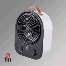Calefactor Grupo FM TH-22 Blanco Negro 2000 W