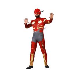 Disfraz de Superhéroe Rojo para Hombre Adulto Talla XL, ideal para Carnaval o fiestas temáticas, incluye Máscara y Mono Completo Disfraz de Superhéroe Rojo para Hombre Adulto Talla XL, ideal para Carnaval o fiestas temáticas, incluye Máscara y Mono Completo