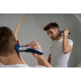 Wahl 09649-916 Cortapelos con/sin Cable + Recortadora de Precisión Color PRO, Cuchillas Autoafilables, 3-25mm, Batería para 60 Minutos