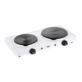 Edm Cocina Eléctrica 2 Fuegos 1000-1500 W Blanca 46x27x7cm Precio: 33.4999995. SKU: S7914900