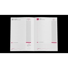 Ingraf 356430 Agenda Mediterráneo 2026 D/P 15x21 cm Semana a la Vista Colores Surtidos Castellano/Inglés/Euskera/Portugués