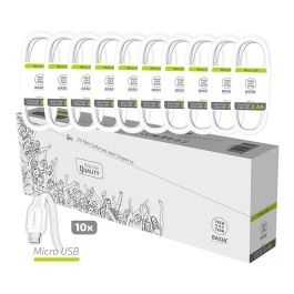 Pack ahorro 10 cables basik micro-usb 2,4a blanco tech one tech Precio: 18.69000001. SKU: B1BBTWQK93