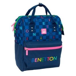 Mochila Escolar Benetton benetton Azul marino 27 x 40 x 19 cm Precio: 26.59000047. SKU: B1BBY8MCK2