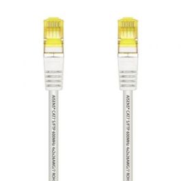 AISENS - CABLE DE RED LATIGUILLO RJ45 LSZH CAT.7 600 MHZ S/FTP PIMF AWG26, BLANCO, 1.0M