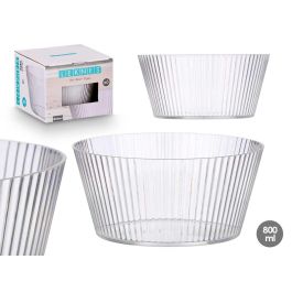 Bol Rayas Transparente Peq 800 Ml Leknes 15X7CM (24 Unidades) Precio: 24.50000014. SKU: B1GTGAJSD3