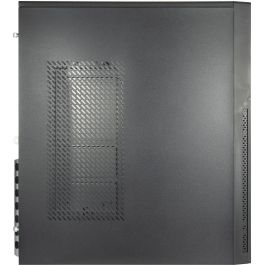 Inter-Tech IT-2815 Linear Midi Tower ATX Negra, compatible con micro ATX y Mini-ITX para PC de Hogar/Oficina