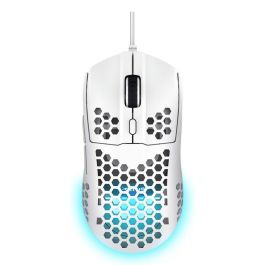 Trust GXT 928 HELOX Ratón Juego para Mano Derecha USB Óptico 6400 DPI, Blanco - 25389